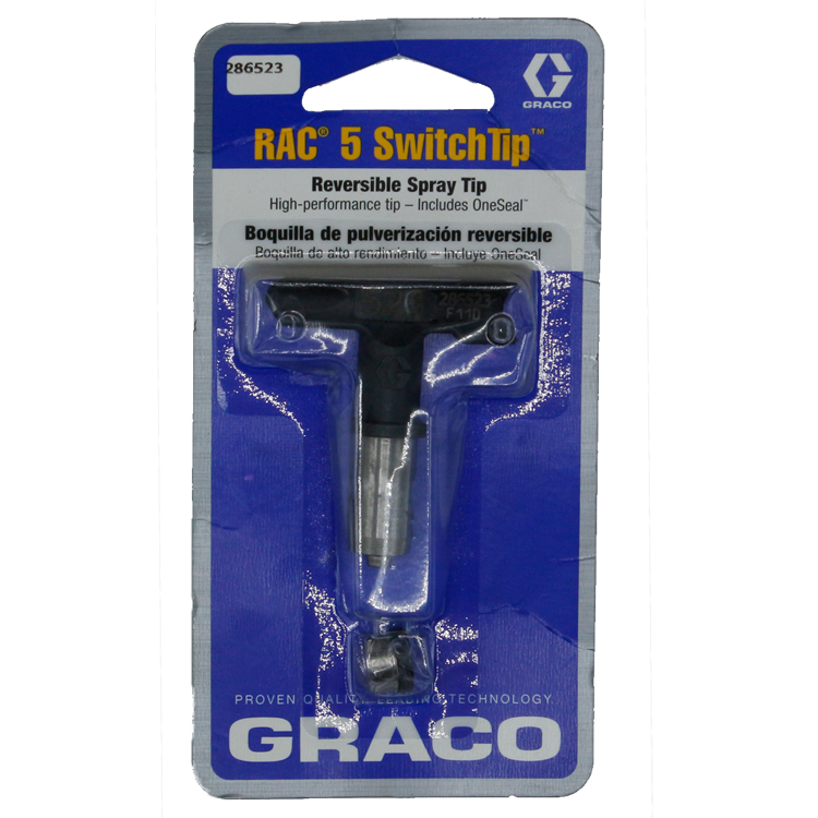 [1074] Graco, Airless Paint Spray Reverse -A -Clean switch tip, RAC 5, model 286-523[7.0](48.36)