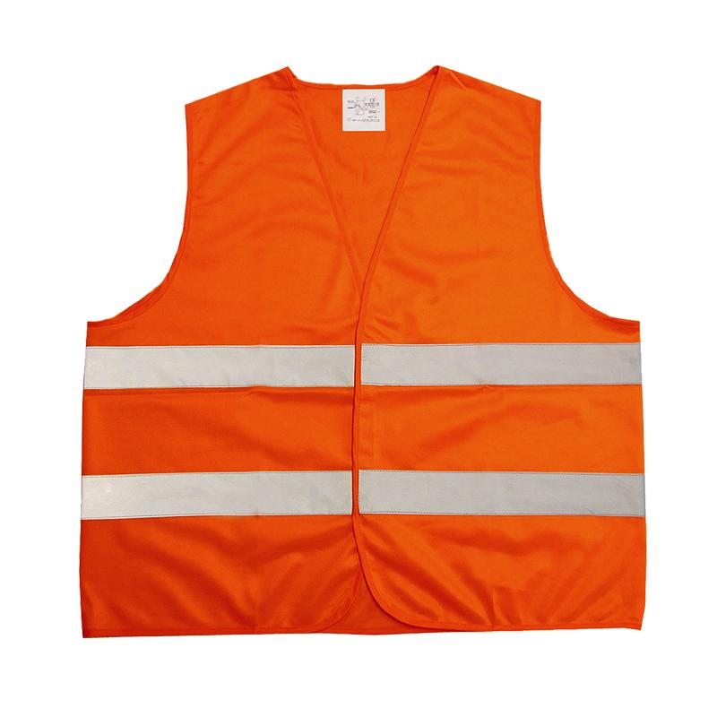[10894] Safety vest Orange with reflection ISO 20471/1, IMPA 331172 [134.0](2.94)