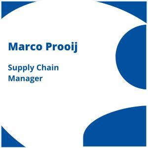 Marco Prooij | Supply Chain Manager