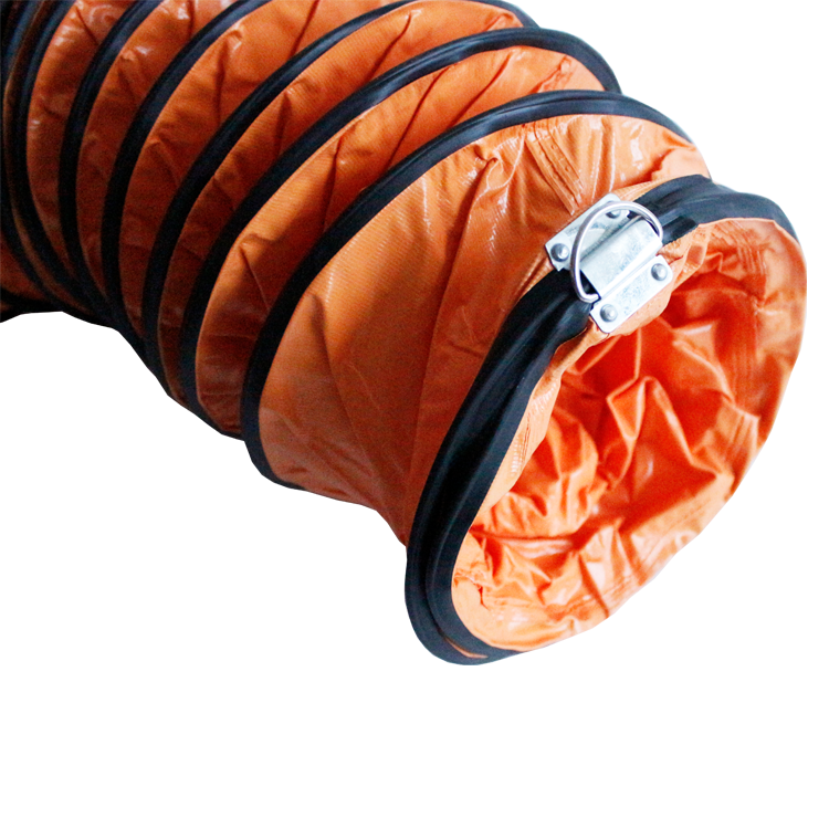 Ventilatieslang. Diam 200 mm. Lengte 5 m. zware kwaliteit