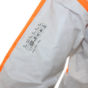 Technosafety wegwerp overall, Cat III, Type 4/5/6, Wit met oranje seal, Anti-statisch, Maat XXL