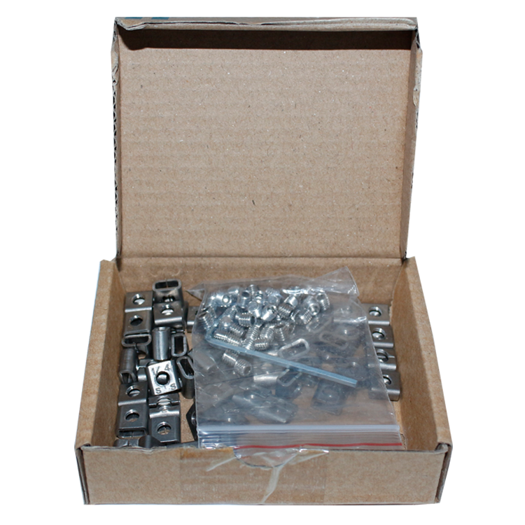 Banding Screw Buckle. 6.4 mm. 50 pcs