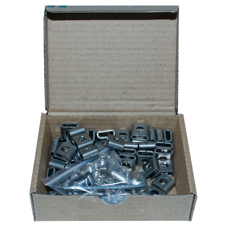 Banding Screw Buckle. 9.5 mm. 50 pcs