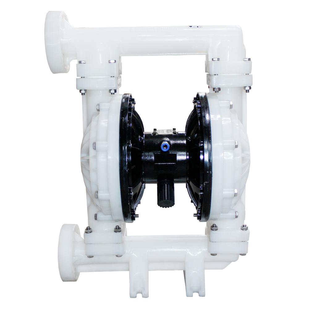 TETRA TDPK-50 PP/T Pneumatische membraanpomp,  Polypropyleen frame, Teflon membranen,  in/uit 2", IMPA 591614