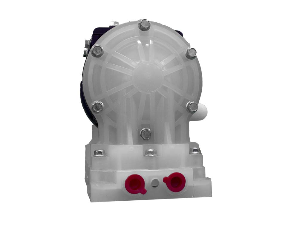 TETRA TDP-06 PP/T, Pneumatic diaphragm pump, polypropylene frame, teflon diaphragms, in/out 1/4"