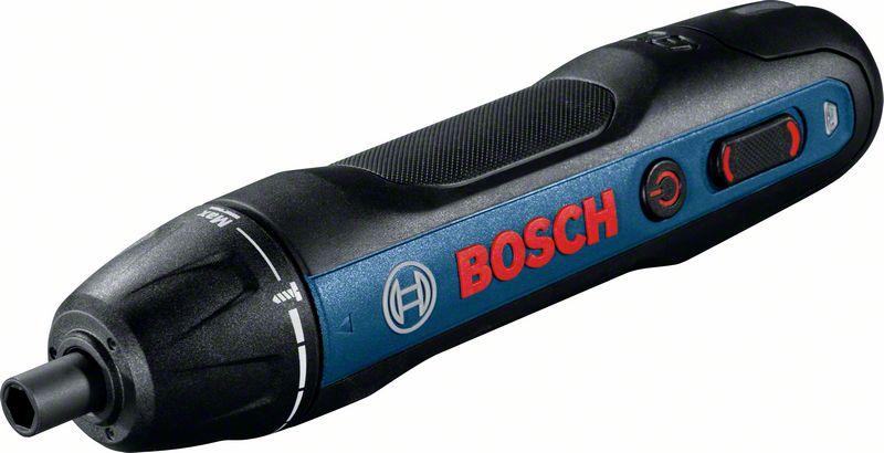 Bosch GO, rechargeable Screwdriver, built-in Li-Ion battery, incl charger and bitset, in plastic case