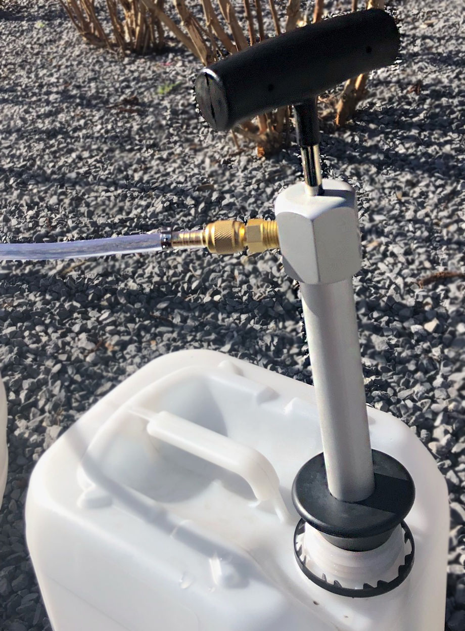 Tetra HO-15, Hand olie pomp, voor max 25L drums, pump outlet 1/4" SAE flare connection, 78 ml per slag, max 15 bar
