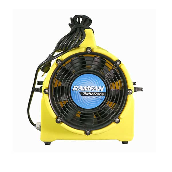 Ramfan UB20, Verplaatsbare ventilator 200 mm, dual voltage 110/240V, 50/60 Hz (wired 110V), IMPA 591402