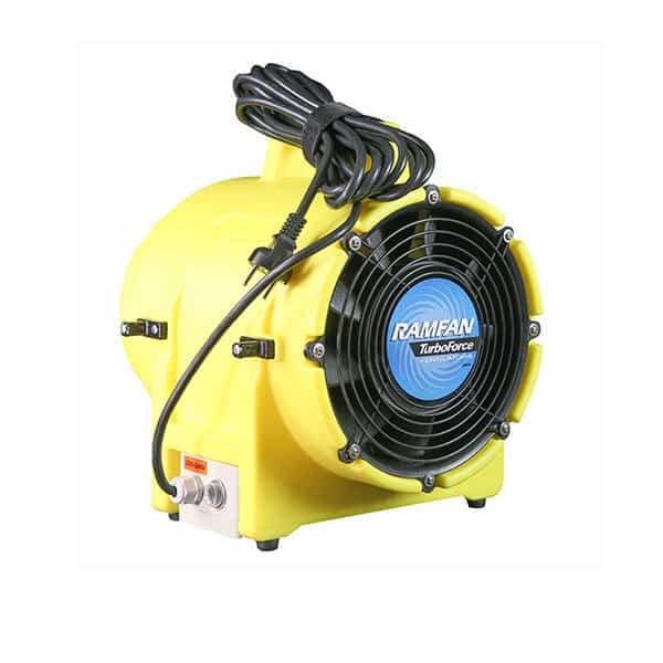 Ramfan UB20, Verplaatsbare ventilator 200 mm, dual voltage 110/240V, 50/60 Hz (wired 110V), IMPA 591402