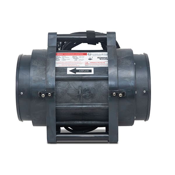 Ramfan UB20xx-110, Verplaatsbare ATEX ventilator 200 mm, 110V, 50/60 Hz, IMPA 591416