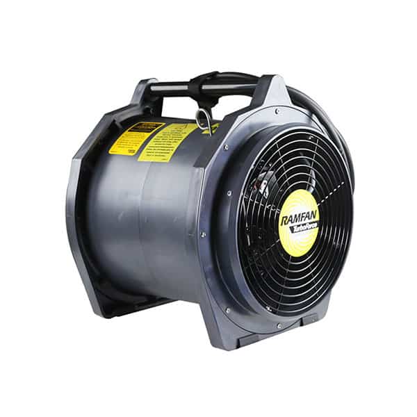 Ramfan EFi75xx, Verplaatsbare ATEX ventilator 300 mm, dual voltage 110/240V, 50/60 Hz (wired 240V), IMPA 591506