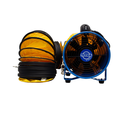 Ventilatieset - TEF 221 + Ventilatieslang ⌀200mm x 5 Meter