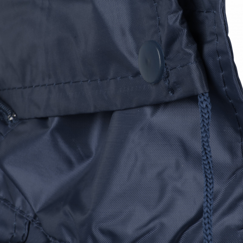 C-Line tweedelig regenpak met capuchon, Donker blauw met reflectie strepen, Polyerster/PVC, Volwassen maat XXL, IMPA 190414