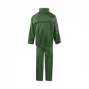 C-Line tweedelig regenpak met capuchon, Groen met reflectie strepen, Polyerster/PVC, Kinder maat 158/164