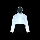 C-Line tweedelig regenpak met capuchon, Reflectie jas met zwarte broek, Polyerster/PVC, Volwassen maat XXL