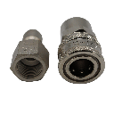 Spare part for TETRA HP cleaner, Snelkoppeling set voor 250 Bar hogedruk reiniger (Type ARS250/AR2), Plug + socket 3/8" BSP (Female)