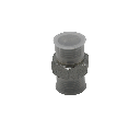 Dubbelnippel voor hogedruk reiniger tot 500 bar, 1/2" BSP male - 1/2" BSP male