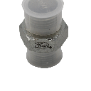Dubbelnippel voor hogedruk reiniger tot 500 bar, 1/2" BSP male - 1/2" BSP male