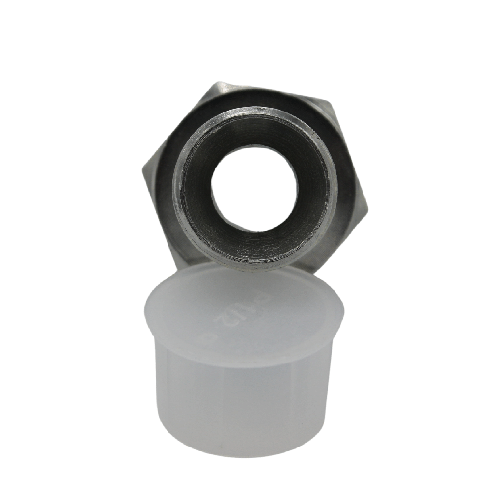 Dubbelnippel voor hogedruk reiniger tot 500 bar, 1/2" BSP male - 1/2" BSP male