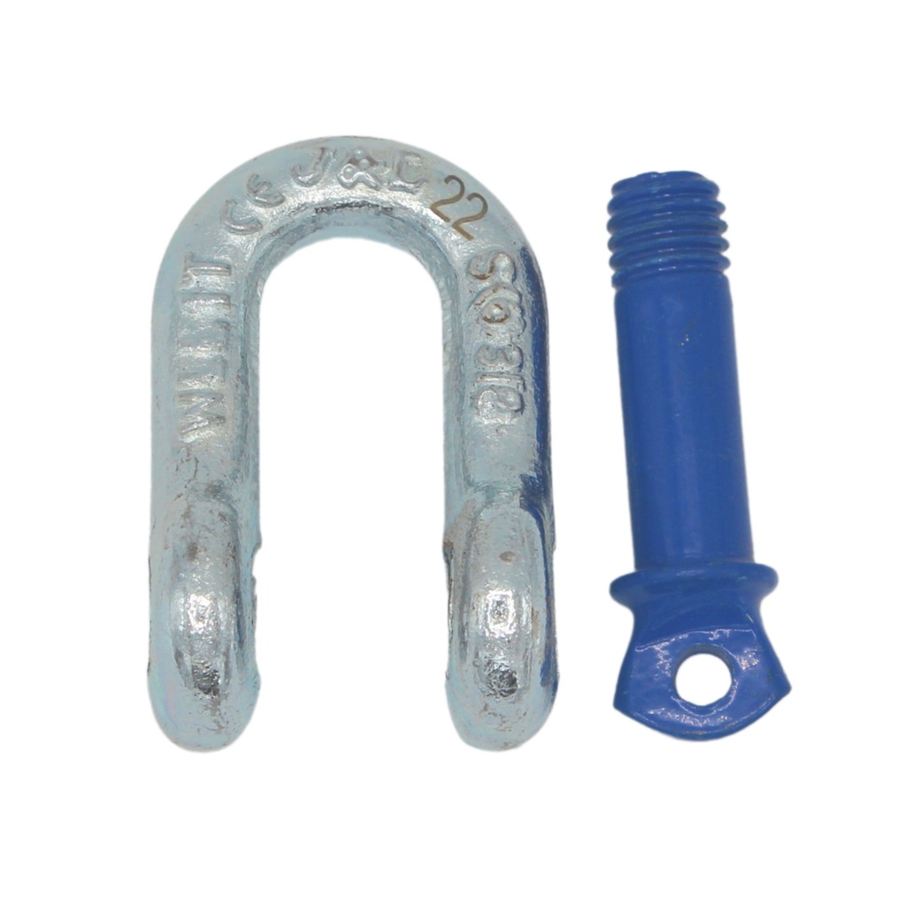 IMPA 234103 | TETRA TSS-010, Straight shackle with blue pin 1/2 inch