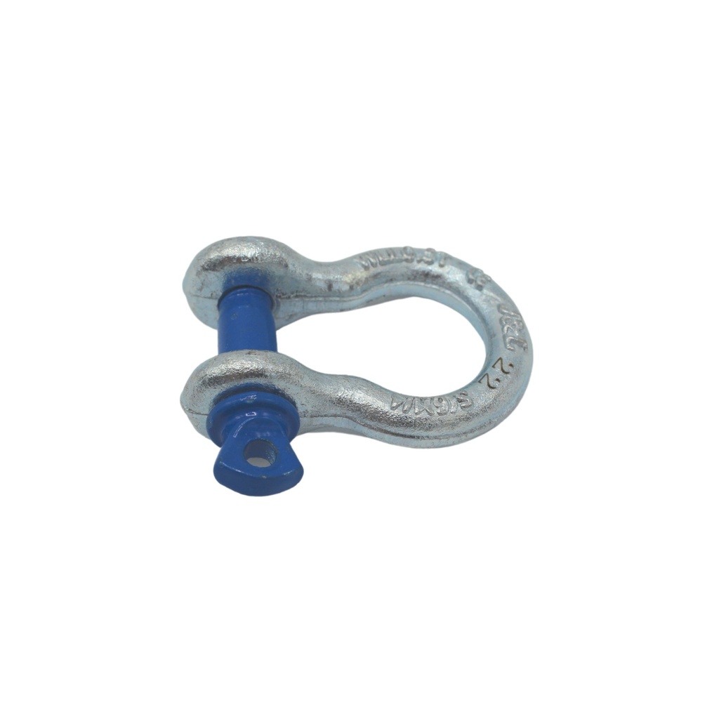 TETRA TBS-005, Harpsluiting met borstbout, Bow shackle, WLL 0.5T, SF 6:1 (G-209, S-209), Blauwe pin, IMPA 234162