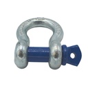 TETRA TBS-032, Harpsluiting met borstbout, Bow shackle, WLL 3.25T, SF 6:1 (G-209, S-209), Blauwe pin, IMPA 234167