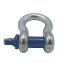 TETRA TBS-032, Harpsluiting met borstbout, Bow shackle, WLL 3.25T, SF 6:1 (G-209, S-209), Blauwe pin, IMPA 234167