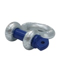 TETRA TBS-047, Harpsluiting met borstbout, Bow shackle, WLL 4.75T, SF 6:1 (G-209, S-209), Blauwe pin, IMPA 234168