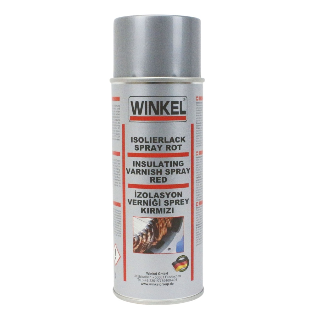 Winkel Insulation Varnish Red Spray, 400 ml, IMPA 795523