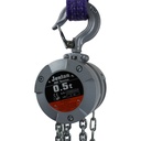 JTVX-005, Mini Aluminium Kettingtakel, 360 design, Lichtgewicht, Werklast 500 kg, Hijshoogte 3 m
