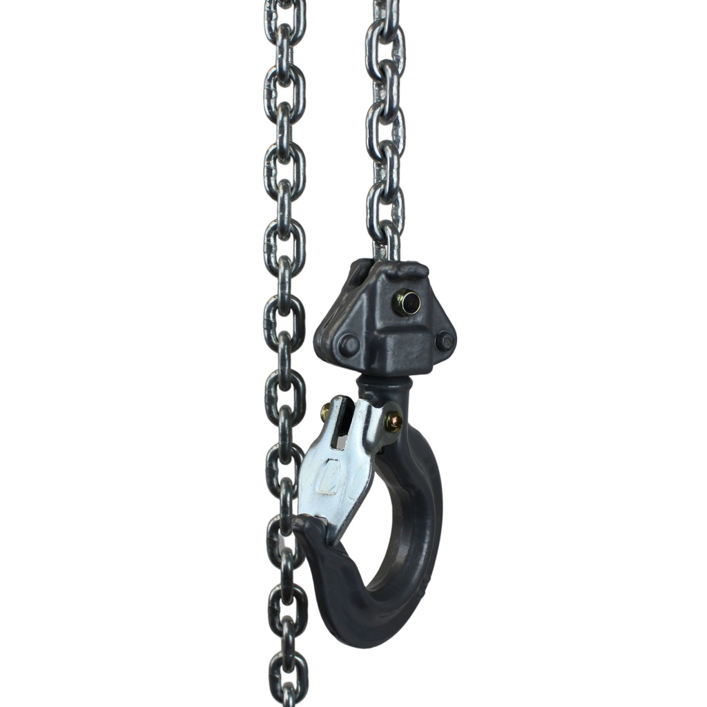 JTVM-050, Mini Aluminium Rateltakel, 360 design, Lichtgewicht, Werklast 500 kg, Hijshoogte 1.5 m