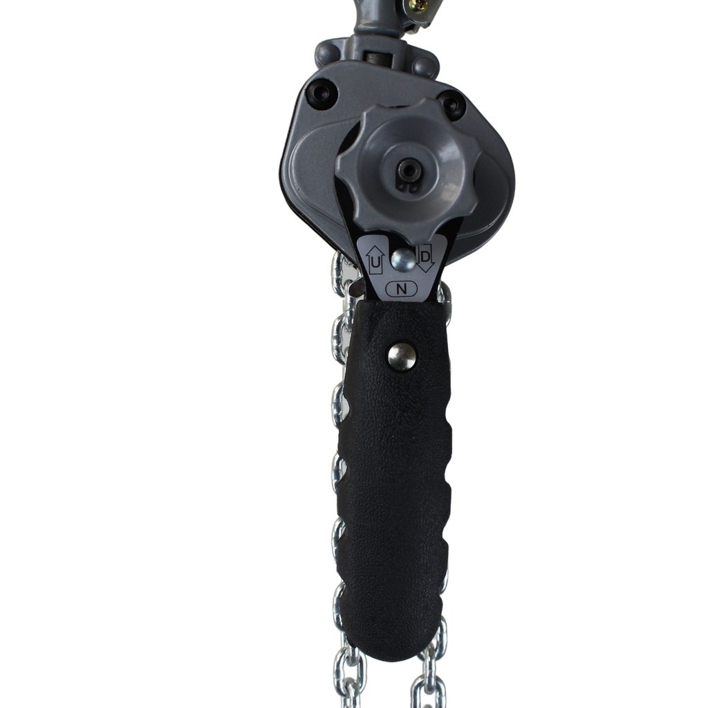 JTVM-050, Mini Aluminium Rateltakel, 360 design, Lichtgewicht, Werklast 500 kg, Hijshoogte 1.5 m
