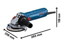 Bosch GWS 12-125 Elektrische Haakse Slijper 125mm Anti-vibratie, 220V, 1200W, 11500 tpm, IMPA 591032