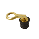 C-Line Lensdop messing, Afvoer plug 25mm.