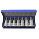 TETRA  Inbusdoppenset 1/2"  7-delig,  5, 6, 8, 10, 12, 14, 17 mm. IMPA 611288
