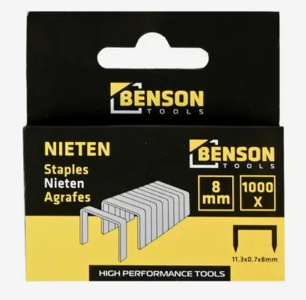 Nieten type 53, 11,3x8x0,7mm, doos a 1000st. IMPA 615262 