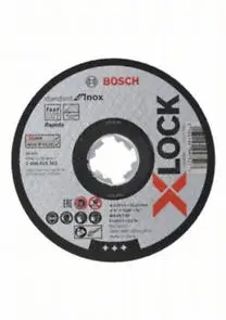 Bosch Cut-off wheel PRO X-Lock Inox, 125 x 1 x 22,23 mm, box 25 pieces, p/n 2608619262