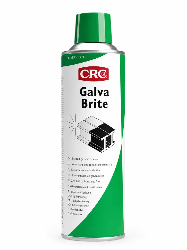 CRC Galva Brite, Zinc-Aluminum Coating with a glossy finish, 500 ml Spray, IMPA 450918, UN 1950