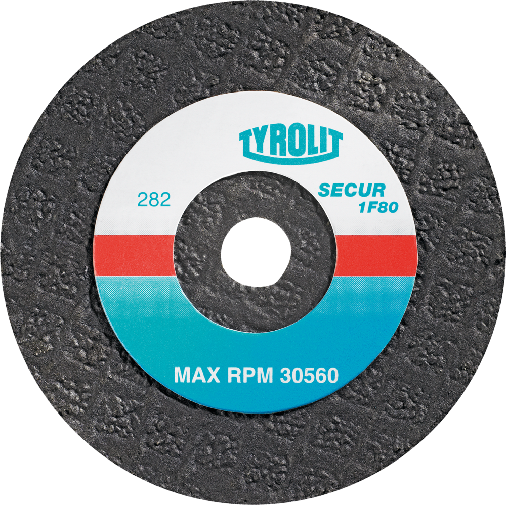 FERM Abrasive wheel 150 x 16 mm, grit 100, hole 12,7 mm (1/2"), IMPA 614820