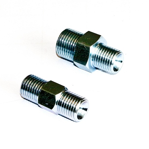 Accessories for Air-Operated Grease Pump, Steel Connection, 1/4 x 1/4 - 3/8 x 1/4, IMPA 617418