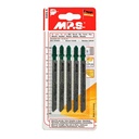 [2378] Spare Blades for Electric Jig Saw, Type No 2, for Wood, Plastic, Hard Rubber, set=5pcs, IMPA 591174