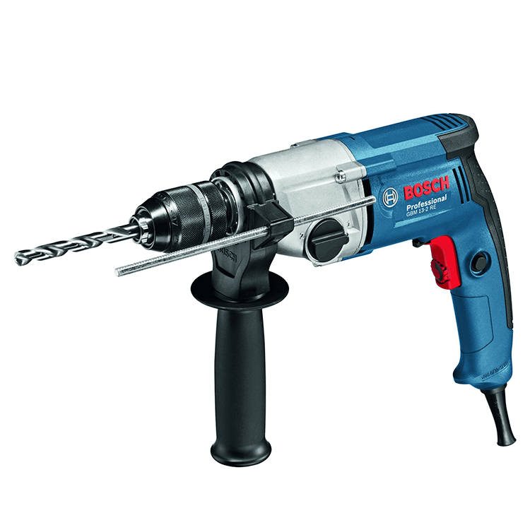 Bosch GBM 13-2 RE, Elektrische Boormachine, 220 V 750 W 13 mm, snelspanboorhouder, 06011B2000, IMPA 591013