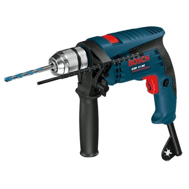 Bosch GSB 13RE, Electric Hammer Drill, 220 V, 600 W, 13 mm keyless drillchuck, IMPA 591013
