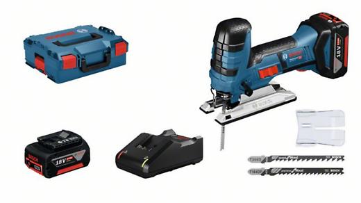 Bosch GST-18 V-Li, Cordless Jig-saw, inc. 2 x 4.0 Ah battery and charger, IMPA 591172