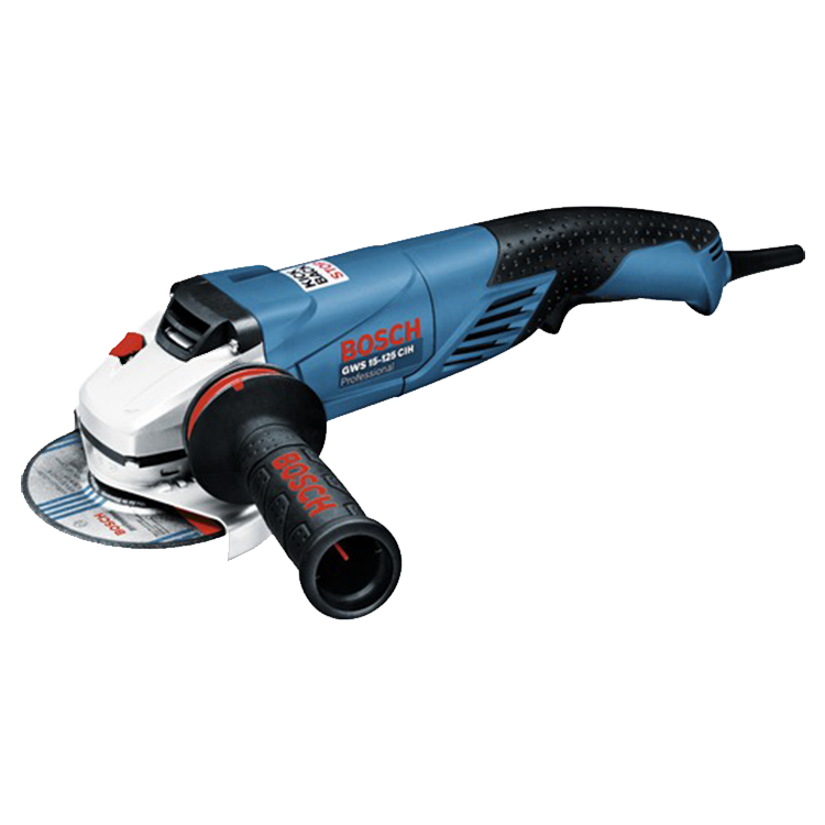 Bosch GWS 15-125 CIEPX, haakse slijpmachine 125mm, 220V, 1500W, 11000 RPM, IMPA 591032