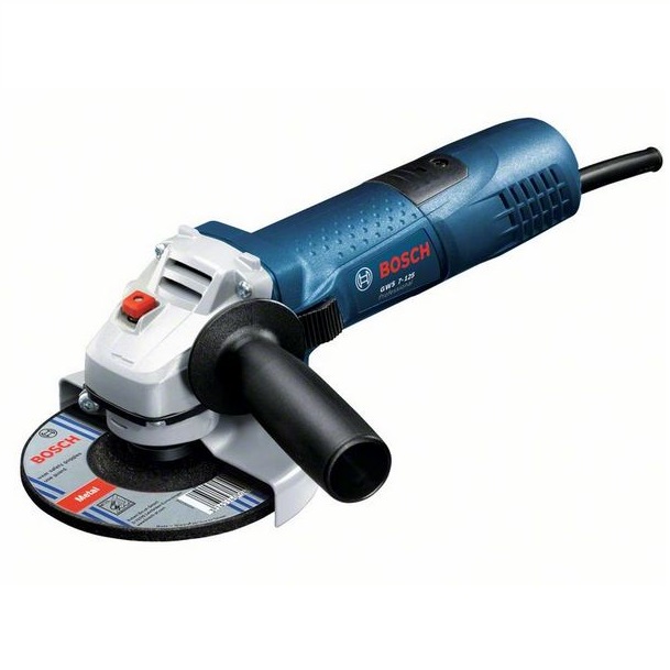 Bosch GWS 7-125, Electric Angle Grinder 125mm, 220V, 720W, 11000 rpm, M14, IMPA 591032