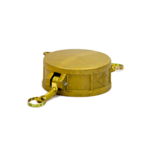 Camlock Coupling Dust cap, Diameter 100 mm (4"), Brass, IMPA 352072
