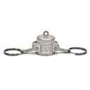 [1777] Camlock Coupling Dust cap, Diameter 13 mm (1/2"), Stainless steel, IMPA 352080