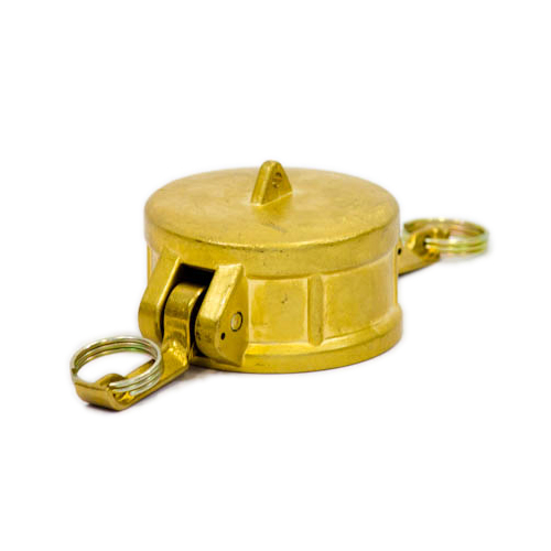 Camlock Coupling Dust cap, Diameter 75 mm (3"), Brass, IMPA 352071