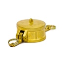 [1635] Camlock Coupling Dust cap, Diameter 75 mm (3"), Brass, IMPA 352071